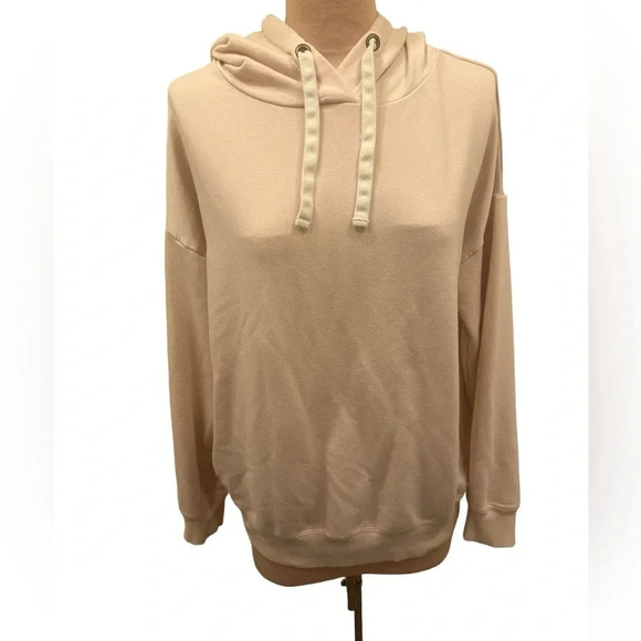 Buffalo David Bitton Women’s Cream Beige Pullover Hoodie Sweatshirt Size Small - Picture 1 of 7